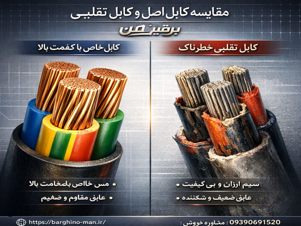 تشخیص کابل اصل از تقلبی