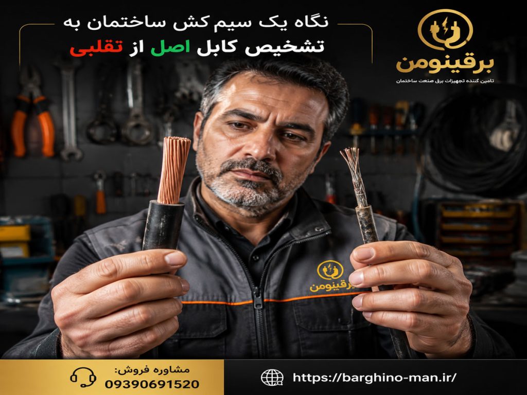 تشخیص کابل اصل از تقلبی